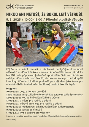 Nikdo ani netuší, že Sokol letí Větruší