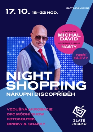 NIGHT SHOPPING VE ZLATÉM JABLKU S MICHALEM DAVIDEM