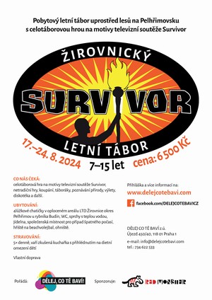 Pobytov letn tbor - irovnick Survivor