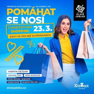 CHARITATIVN SHOPPING VE ZLATM JABLKU