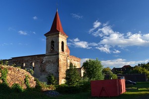 Zcenina kostela sv. Michaela archandla